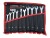 combination open end and hinged socket wrench 10pcs (8, 10, 12-19mm), in a holder