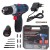 cordless screwdriver 12v, 1.3ah chuck 0.8-10mm (2 pieces li-ion, charging indicator.drill bits 1.5,
