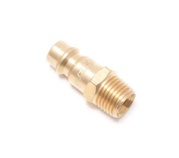 quick coupler fitting with outer thread (brass)