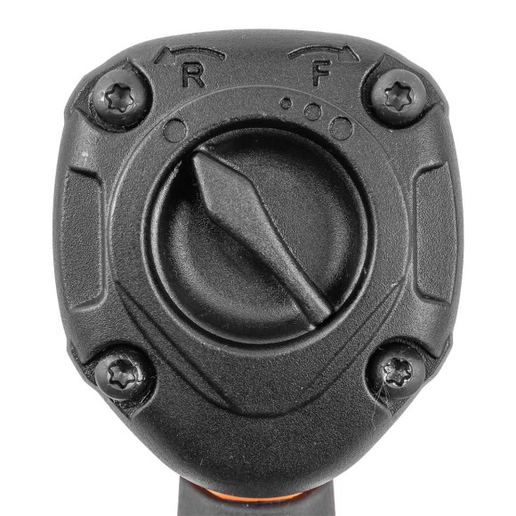 Heavy duty impact wrench in lightweight package with reversing mechanism and 1/2" force adjustment(5
