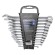 combination wrench set 12pcs (6, 8, 10, 12-19, 22mm)