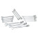 mixed wrench set 14 pcs